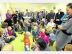 Kleine Gastgeber: Die Kinder sangen unter anderem das Lied von den flie&szlig;igen Handwerkern. Foto: S. Rossmann