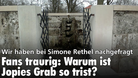 Fans trauern: Warum ist Jopies Grab so trist?