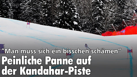 Garmisch-Partenkirchen: Peinliche Panne auf der Kandahar-Piste