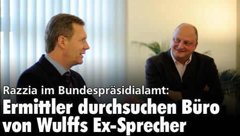 Razzia im Bundespräsidialamt: Ermittler durchsuchen Büro von Wulffs Ex-Sprecher