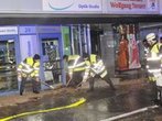 Wasserrohrbruch! Sonnenstraße überflutet