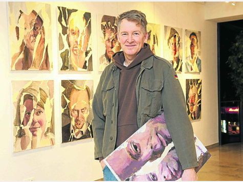 Sprühkunst in Teilen: Fred Schneider fühlt sich mit Graffitis und Street-Art wohl. Foto: bro Sprühkunst in Teilen: Fred Schneider fühlt sich mit Graffitis und Street-Art wohl. Foto: bro