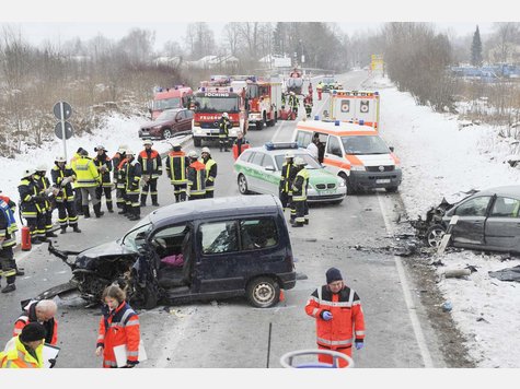 Unfall B318