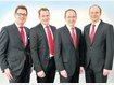 F&uuml;hrungsquartett (v. l.): Vorstandsvorsitzender Joachim Sommer, Sandro Niederberger, Sebastian Graf und Ulrich Sengle. foto: fkn