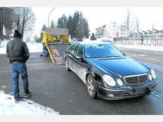 Frost legt Autos und Lastwagen lahm