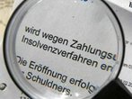 Firmenpleiten in Deutschland 2011 rückläufig