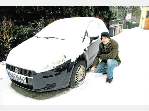 Jetzt reicht’s: Zum dritten Mal wurden die Autoreifen von Christian Gaiser (Foto) und seiner Freundin zerstochen. Foto: be Jetzt reicht’s: Zum dritten Mal wurden die Autoreifen von Christian Gaiser (Foto) und seiner Freundin zerstochen. Foto: be