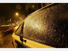 Vereiste Scheibe: Unfall in Habach
