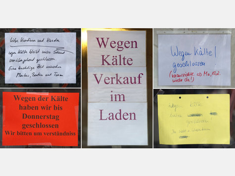 Der Winter hat M&uuml;nchen weiterhin fest im Griff - Impressionen