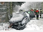 Schneeglätte-Unfälle im Schongauer Land
