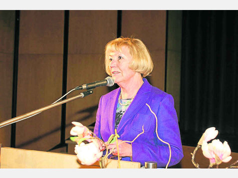Silvia Kalina blickte zurück aufs Gründungsjahr. Foto: sch Silvia Kalina blickte zurück aufs Gründungsjahr. Foto: sch