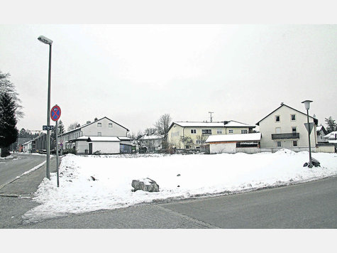 Statt eines Mehrfamilienhauses sollen auf dem st&auml;dtischen Grundst&uuml;ck an der Ecke Jahn-/Waldstra&szlig;e jetzt ein Einfamilien- und zwei Doppelh&auml;user entstehen. Foto: sh