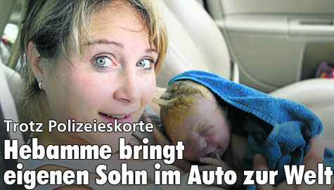 Starnberg: Hebamme bringt eigenen Sohn im Auto zur Welt