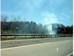 Grasbrand sorgt für Stau am Irschenberg