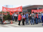 Warnstreik bei Hörmann in Penzberg