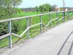 Auf einer L&auml;nge von mehr als 100 Metern sind die Holzbalken des Zauns zerst&ouml;rt. Foto: cSt