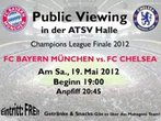 Champions League Finale: Public Viewing in der ATSV-Halle