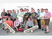 Festbier-Tester: Gemeinder&auml;te, Vereins- und Brauereivertreter bei der Bierprobe. Foto: Lang