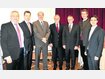Experten und Warner hat Thomas Pardeller (r.), Vorsitzender des CSU Ortsverbandes Neubiberg, zur Diskussion eingeladen: (v.l.) Michael J&auml;ger, Thomas Silberhorn, Professor Gregor Kirchhof, Rolf von Hohenhau, Professor Gerhard Illing und Markus Blume. Foto: Bro