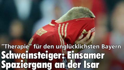Schweinsteiger: Therapie-Spaziergang an der Isar