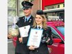 Zwei wichtige St&uuml;tzen sind Kathrin Ampenberger ( seit zehn Jahren) und Johann Rieger (seit 25 Jahren) f&uuml;r die Heimstettner Feuerwehr. rabe