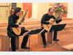 Perfekte &Uuml;bereinstimmung: Oliver Thedieck (links) und Colin E. Lang als Duo. Foto: Sch