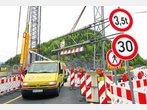 Behelfsbrücke am Sylvenstein muss wieder gesperrt werden