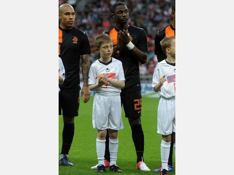 Einlaufkids FC Bayern Holland