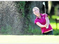 Poinger Golflady unter Profis