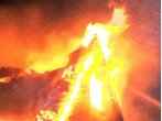 Roßbach: Bauernhaus brennt bis auf die Grundmauern nieder
