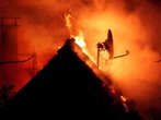 Oberschweinbach: Brand eines Einfamilienhauses