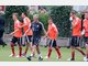 W&auml;rhend die Spieler auf dem Trainingsplatz ihre erste lockere Einheit abspulten, beobachtete Sportvorstand Matthias Sammer das Geschehen vom Fenster aus