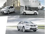 Toyota Yaris HSD Hybrid, Prius Plug-In und Lexus RX 450