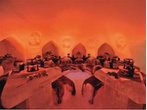 Legenden in der Eisausstellung ICE LAND im Alpeniglu-Dorf
