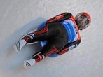 Rodeln Weltcup Königssee Andi Langenhan vor Felix Loch