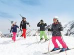 Sicherheit auf der Skipiste für Kinder
