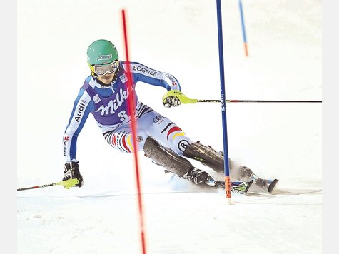 Der Mann mit dem Durchblick im Stangenwald: Felix Neureuther will auch in Kitzb&uuml;hel wieder angreifen. foto: Kornatz