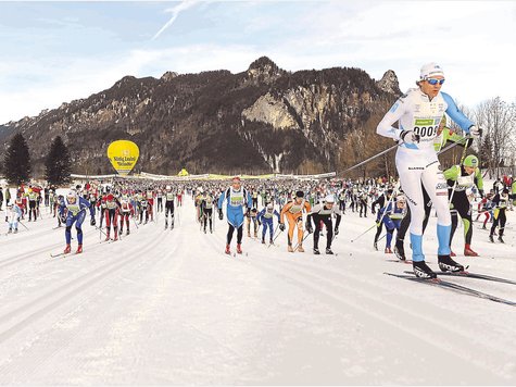 Ein beeindruckendes Panorama erleben die Skilangläufer nicht nur in Ettal. Foto: FKN Ein beeindruckendes Panorama erleben die Skilangläufer nicht nur in Ettal. Foto: FKN