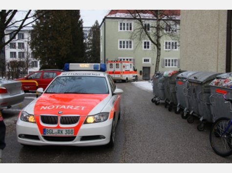 25 Einsatzkr&auml;fte der Freiwilligen Feuerwehr Bad Reichenhall waren vor Ort.