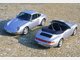 Porsche 911 Carrera 3.6 Cabriolet (rechts), Porsche 911 Carrera 3.6 Coup&eacute; (links), 1994
