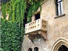 Der angebliche "Balkon der Julia" in Verona
