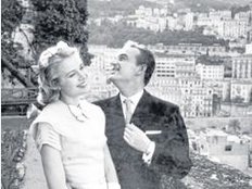 Filmdiva Grace Kelly und F&uuml;rsten Rainier von Monaco