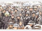 Hochzeitstanz wird zum Schneewalzer Bettelhochzeit Wartenberg