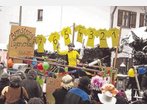 Riesen-Gaudi beim Epfacher Gaudiwurm