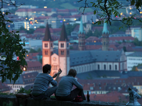 Blick auf den Dom in Würzburg Blick auf den Dom in Würzburg