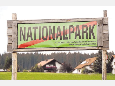 Dagegen: Die Wildsteiger wollen keinen Nationalpark. foto: dpa