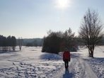 Traumhafte Winterwanderung bei Wolfratshausen