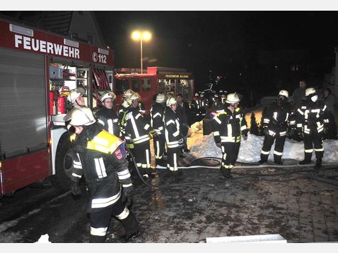 Bei Loiting im Landkreis Erding ist es zu einem Kellerbrand gekommen.