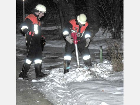 Bei Loiting im Landkreis Erding ist es zu einem Kellerbrand gekommen.