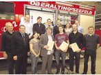 Schnee und Unfälle halten Feuerwehr auf Trab